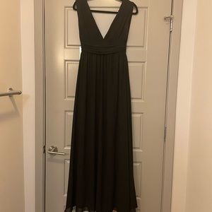 Lulu’s Heavenly Hues Black Maxi Dress